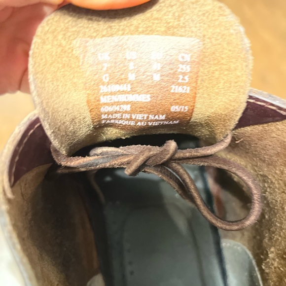 Clarks Originals Men’s Desert Boot Wine/Brown Sz 8 - Picture 8 of 13